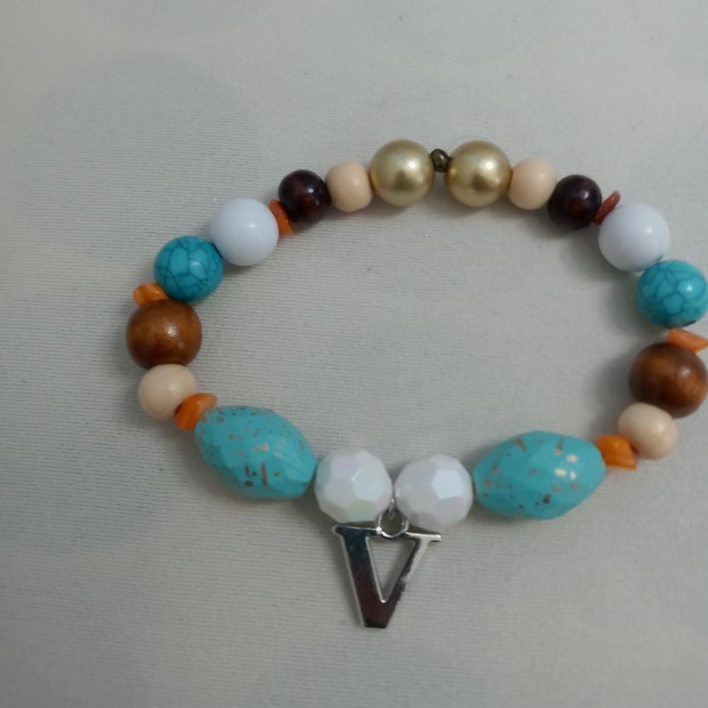 Handcrafted Beaded Stretch Bracelet